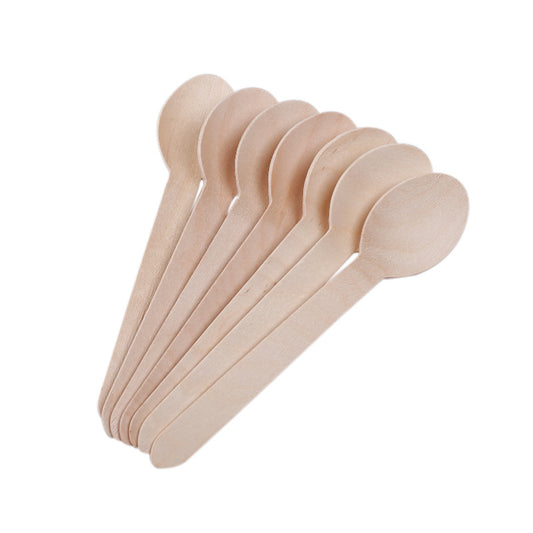 Copy of Natural Compostable Wood Spoons Cutlery 160mm